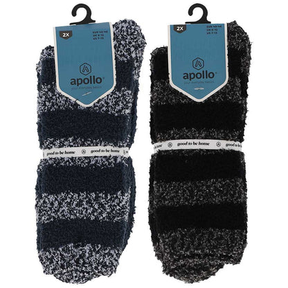 Bettsocken für Männer - 4er-Pack - Streifen - Mehrfarbig - Einheitsgröße