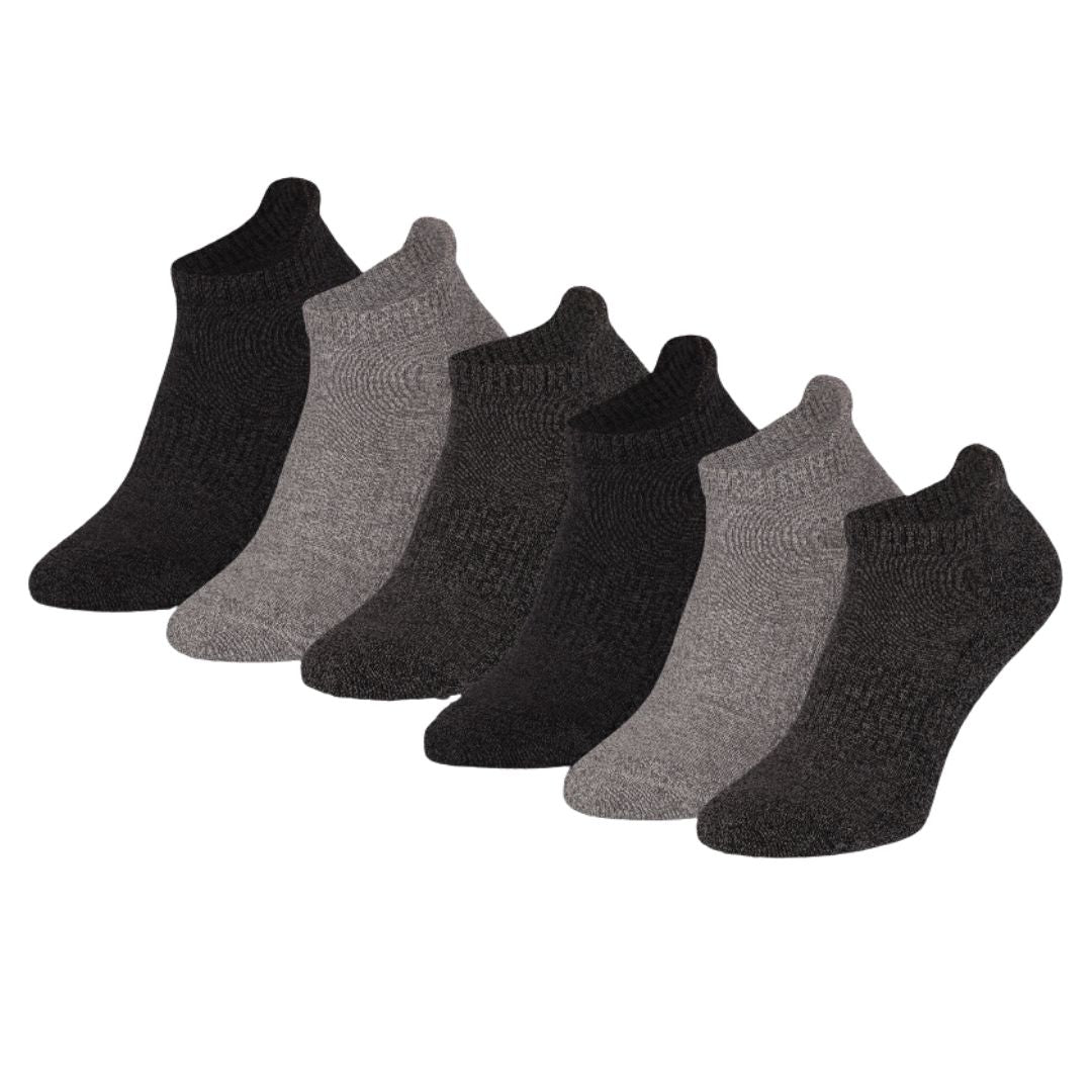 Sport Enkelsokken - Unisex - 6-Pack - Voordeelpakket