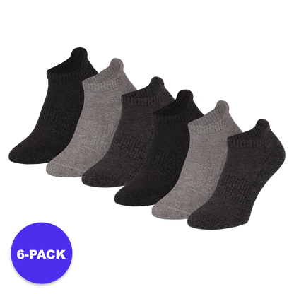 Sneaker Sportsokken Basic - 6-Pack - Voordeelpakket