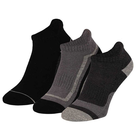 Trainer Sportsocken lässig - Multi schwarz - Frottee - 3er-Pack