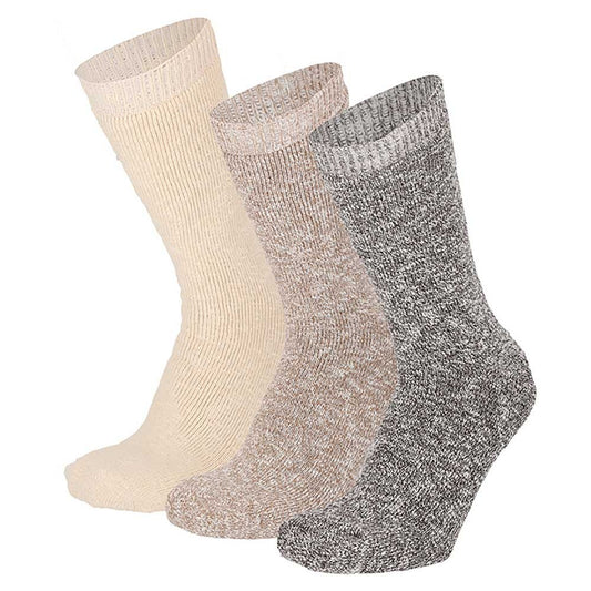 Natürliche Frotteesocken - Multi Beige (3er-Pack)