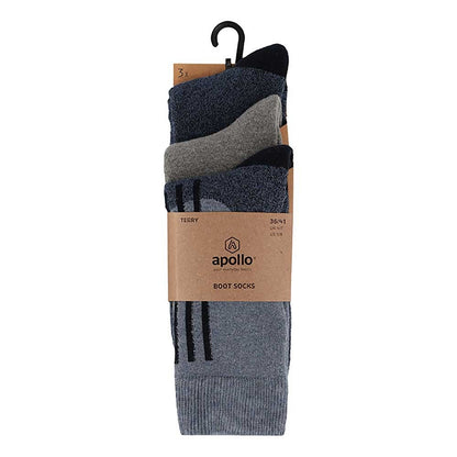 Frotteesocken lässig - Multi Blue (3er-Pack)