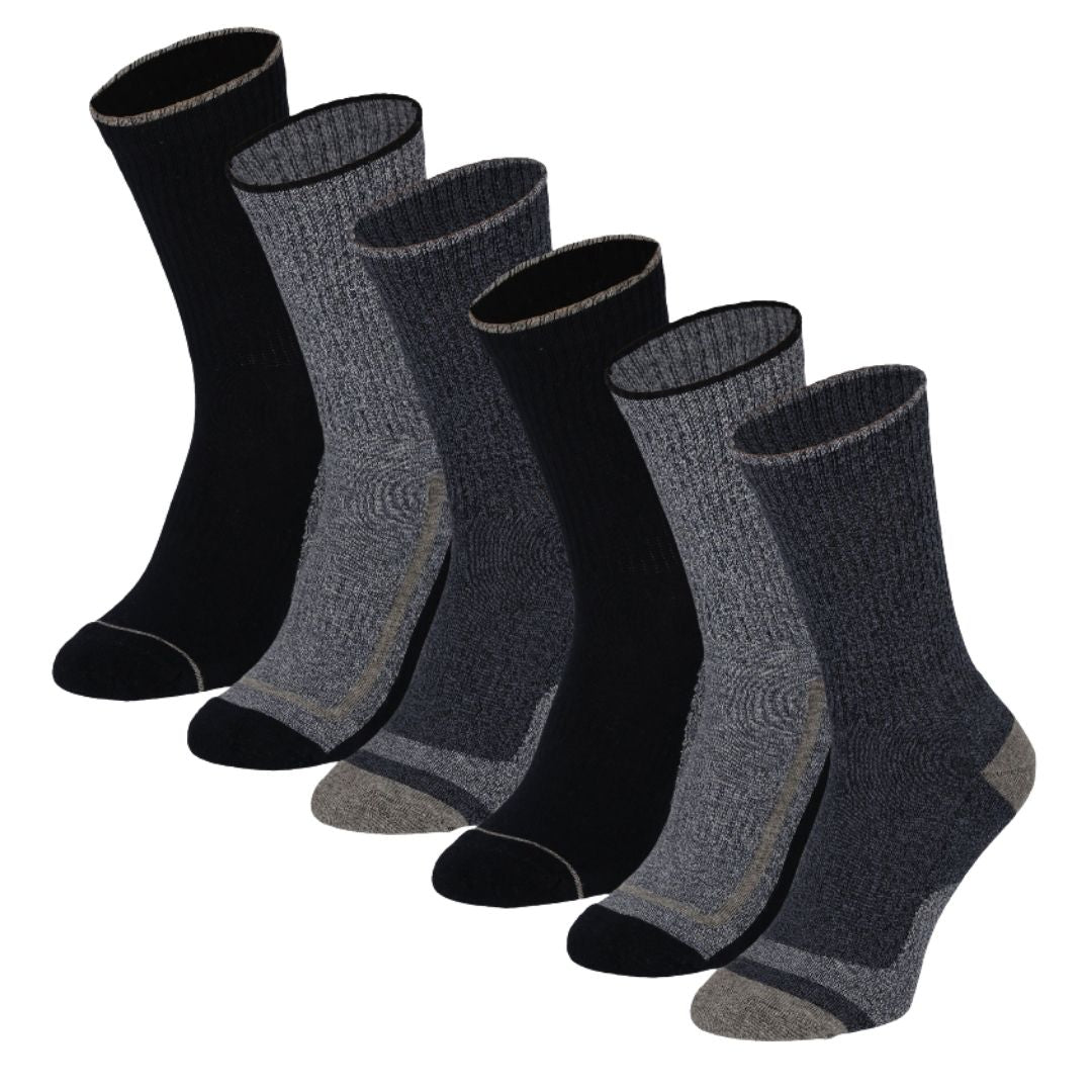Sportsokken Casual - Unisex - 6-Pack - Voordeelpakket