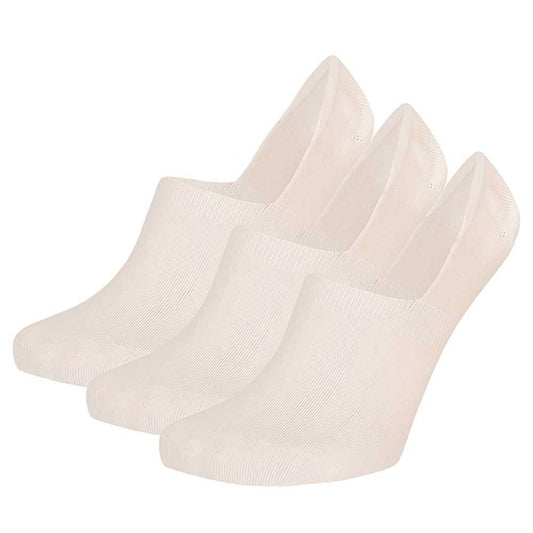 Chaussons unisexe - No Show - Blanc -3-Pak