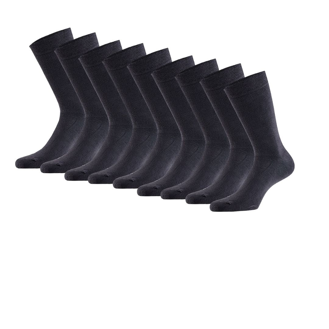 Modal-Socken in Grundfarben – 3er-Pack