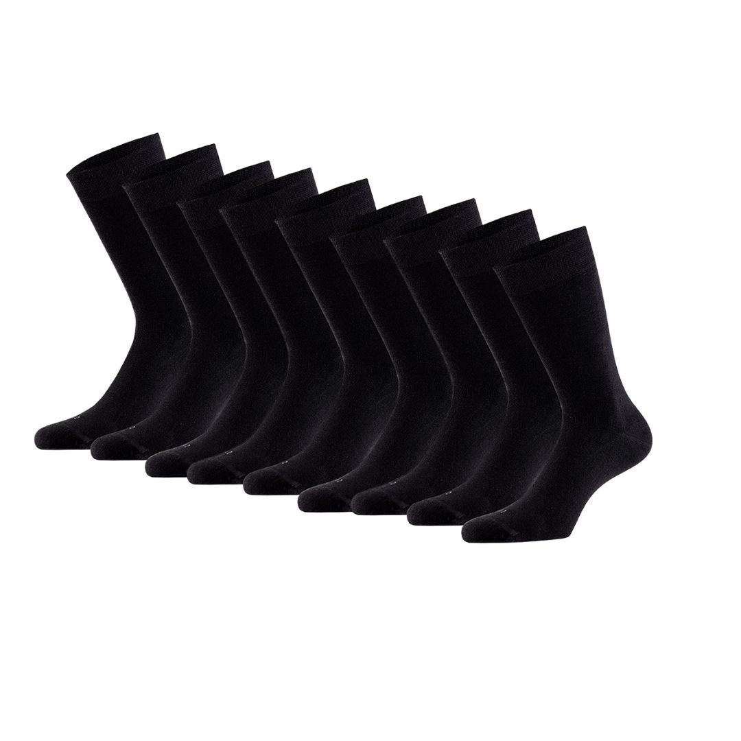 Modal-Socken in Grundfarben – 3er-Pack