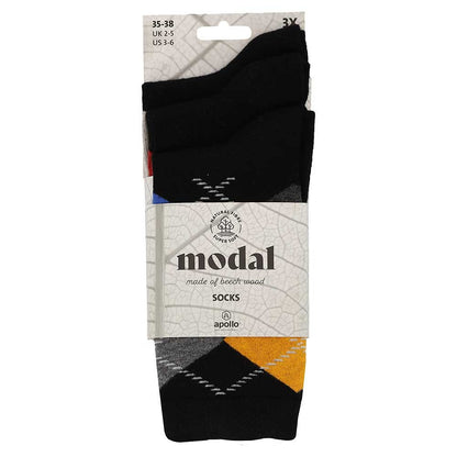 Modal Fashion Socken - 3er-Pack