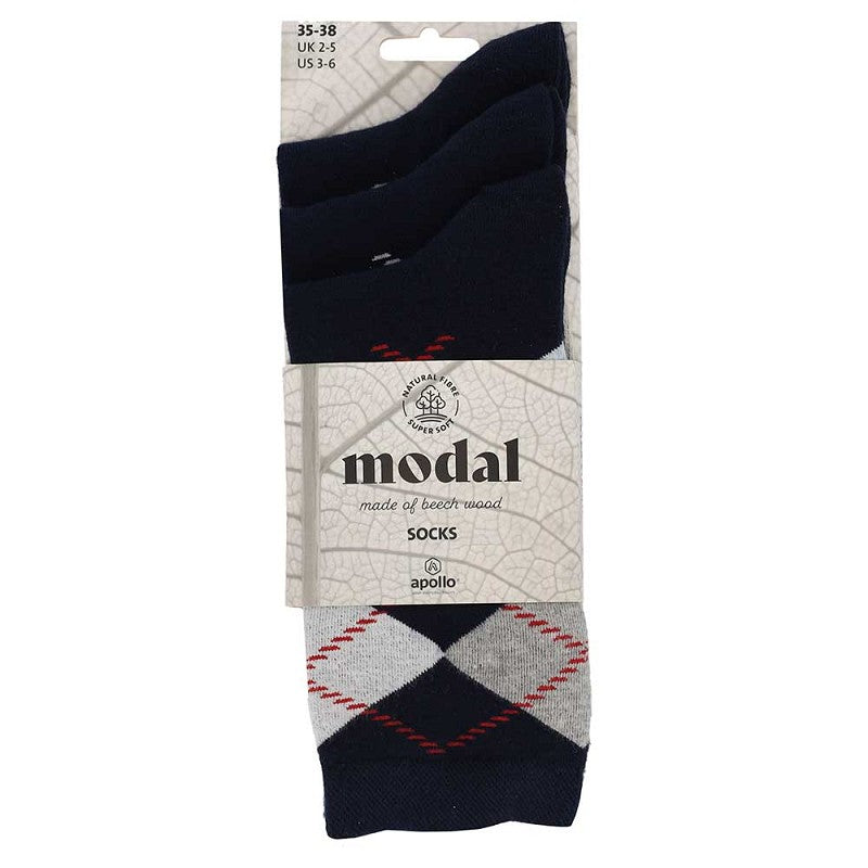 Modal Fashion Socken - 3er-Pack