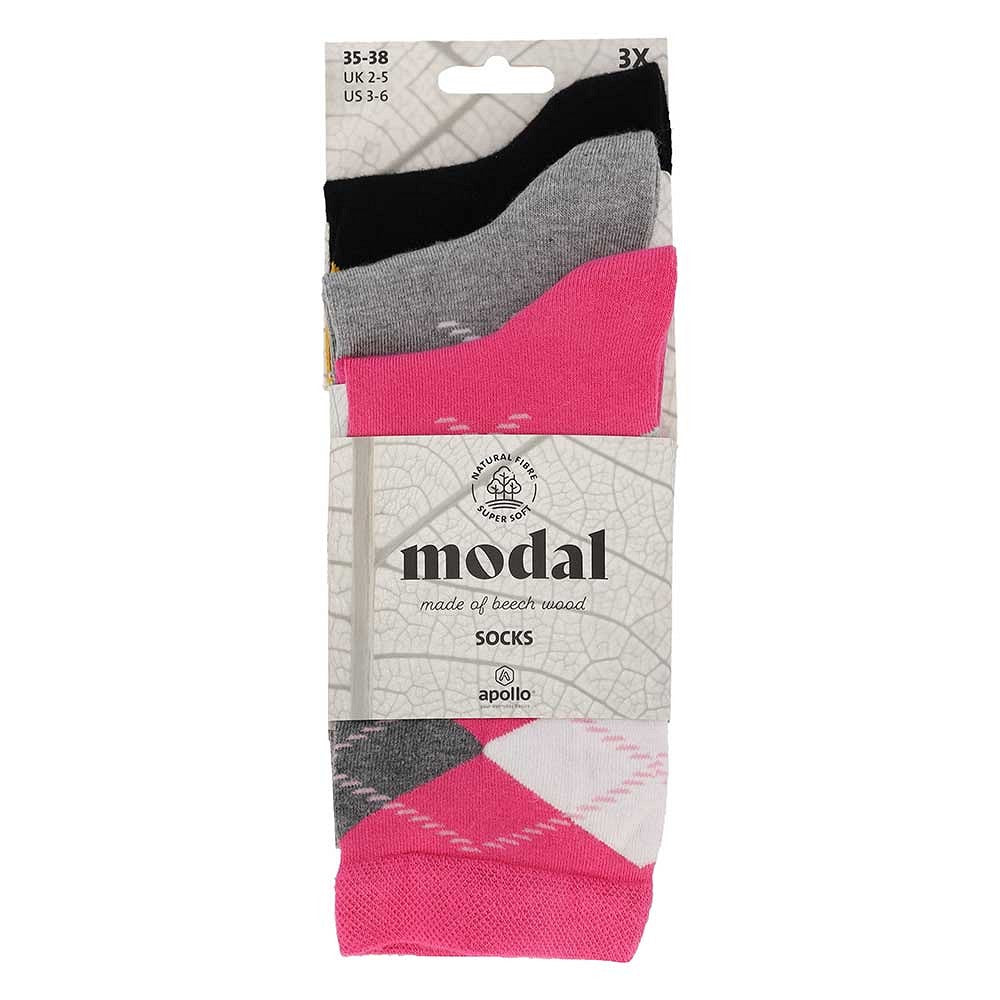 Modal Fashion Socken - 3er-Pack