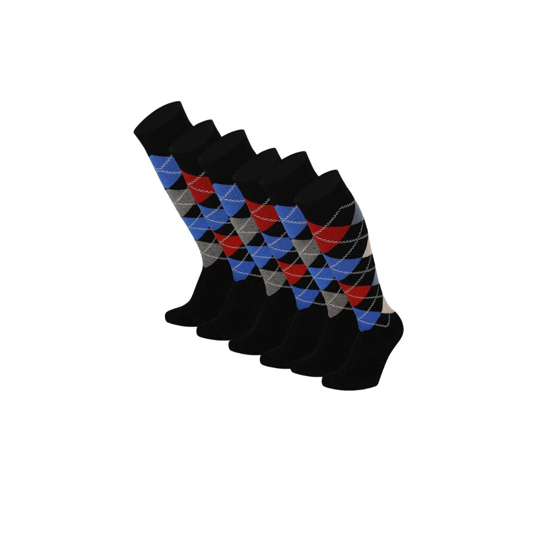 Mode-Kniestrümpfe aus Modal – Unisex – 6er-Pack