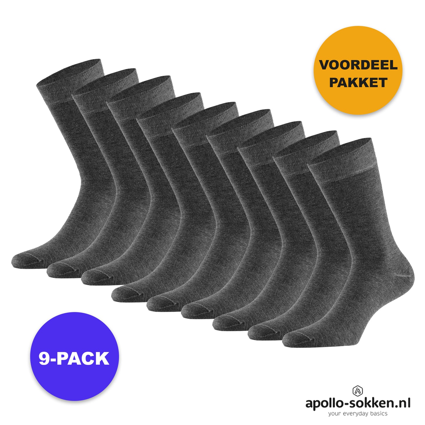 Bambussocken Basic Schwarz