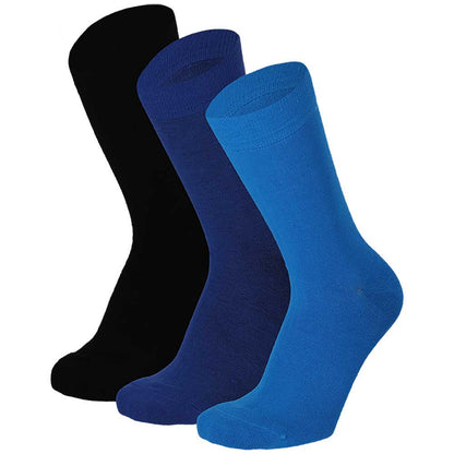 Bamboe sokken  - Kleurvol - Unisex - 6-Pack - Multi Blauw