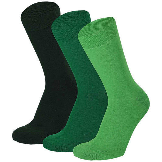 Bamboe sokken  - Kleurvol - Unisex - 3-Pack - Multi Groen