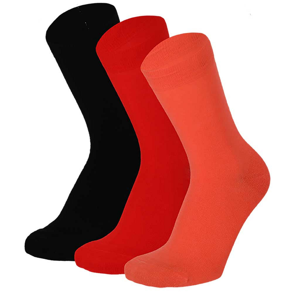 Bamboe sokken  - Kleurvol - Unisex - 6-Pack - Multi Rood