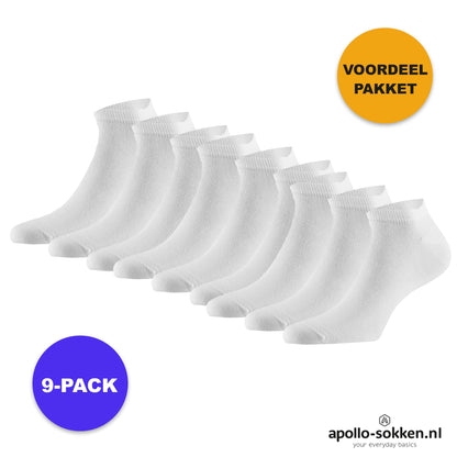 Bambus-Sneakersocken Basic – Schwarz – 3er-Pack