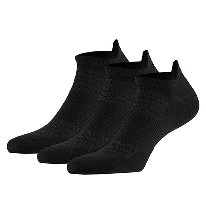 Bambus-Trainersocken mit Mash - Schwarz - 3er-Pack