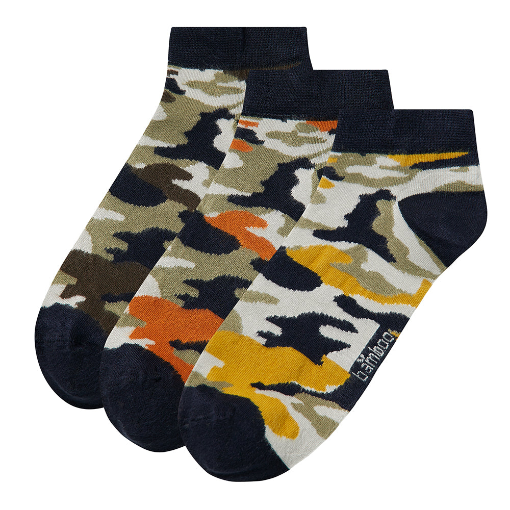 Bambus-Trainersocken mit Motiv (6er-Pack)