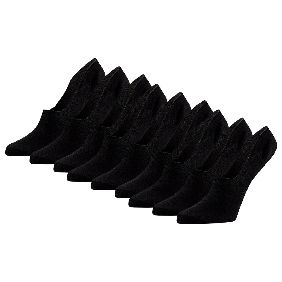 Bambusowe stopki basic - czarne - 3-pak