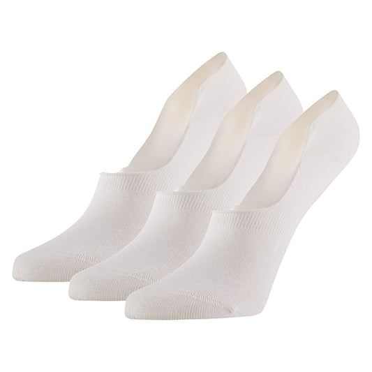 Chaussons en bambou basic - Blanc - Lot de 3