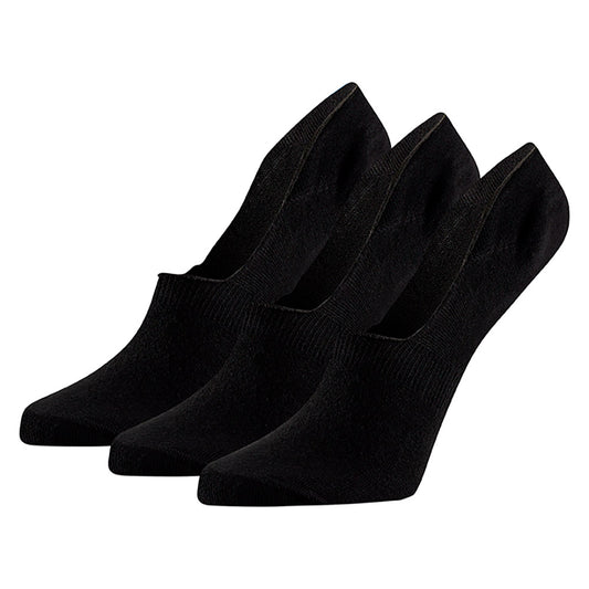 Chaussons en bambou basic - Noir - Lot de 3