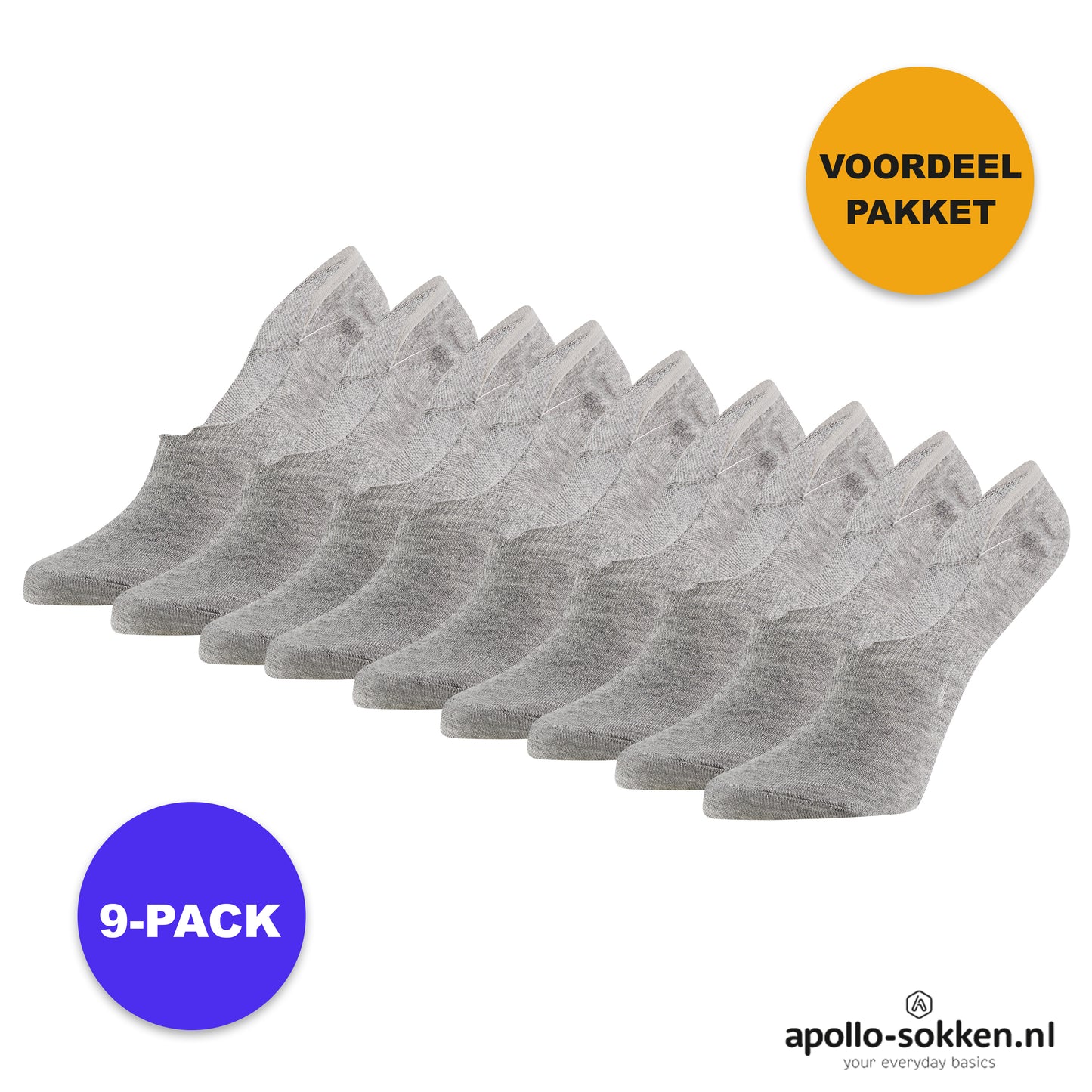 Bamboo Footies Basic – Schwarz – 3er-Pack