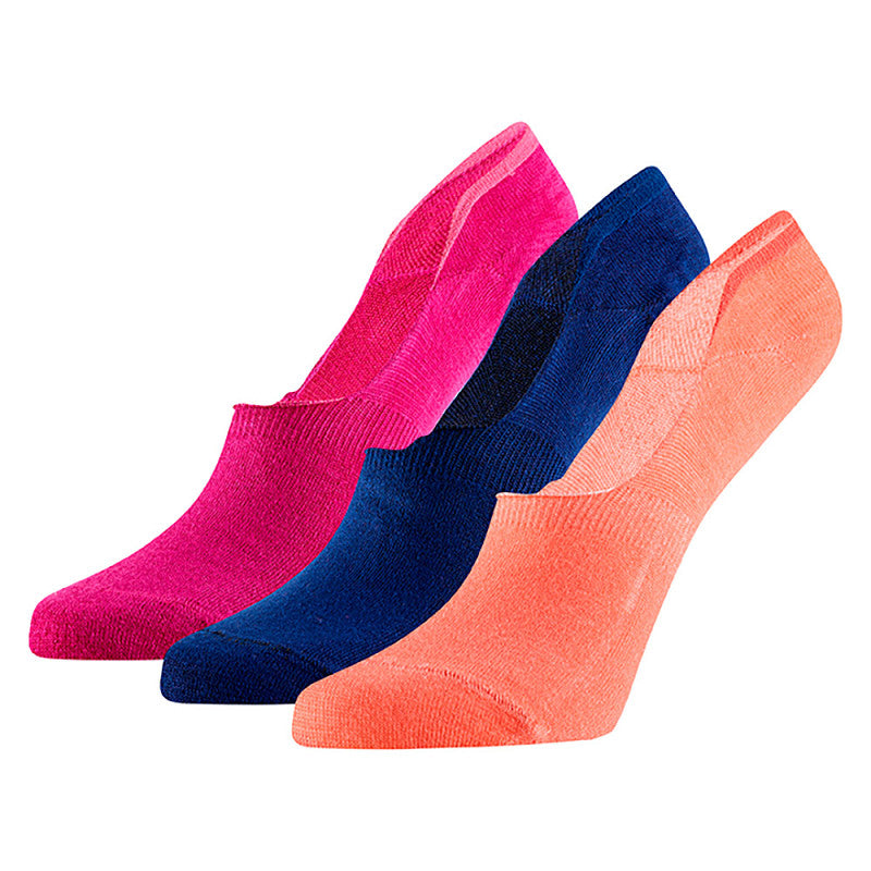 Bamboo Footies Basic – Schwarz – 3er-Pack