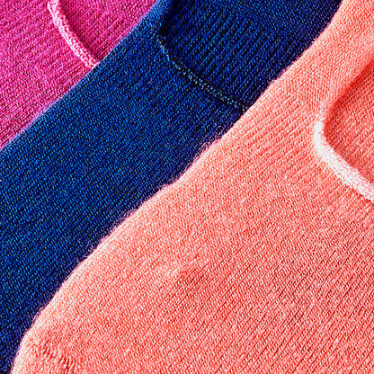 Bamboo Footies Basic – Schwarz – 3er-Pack