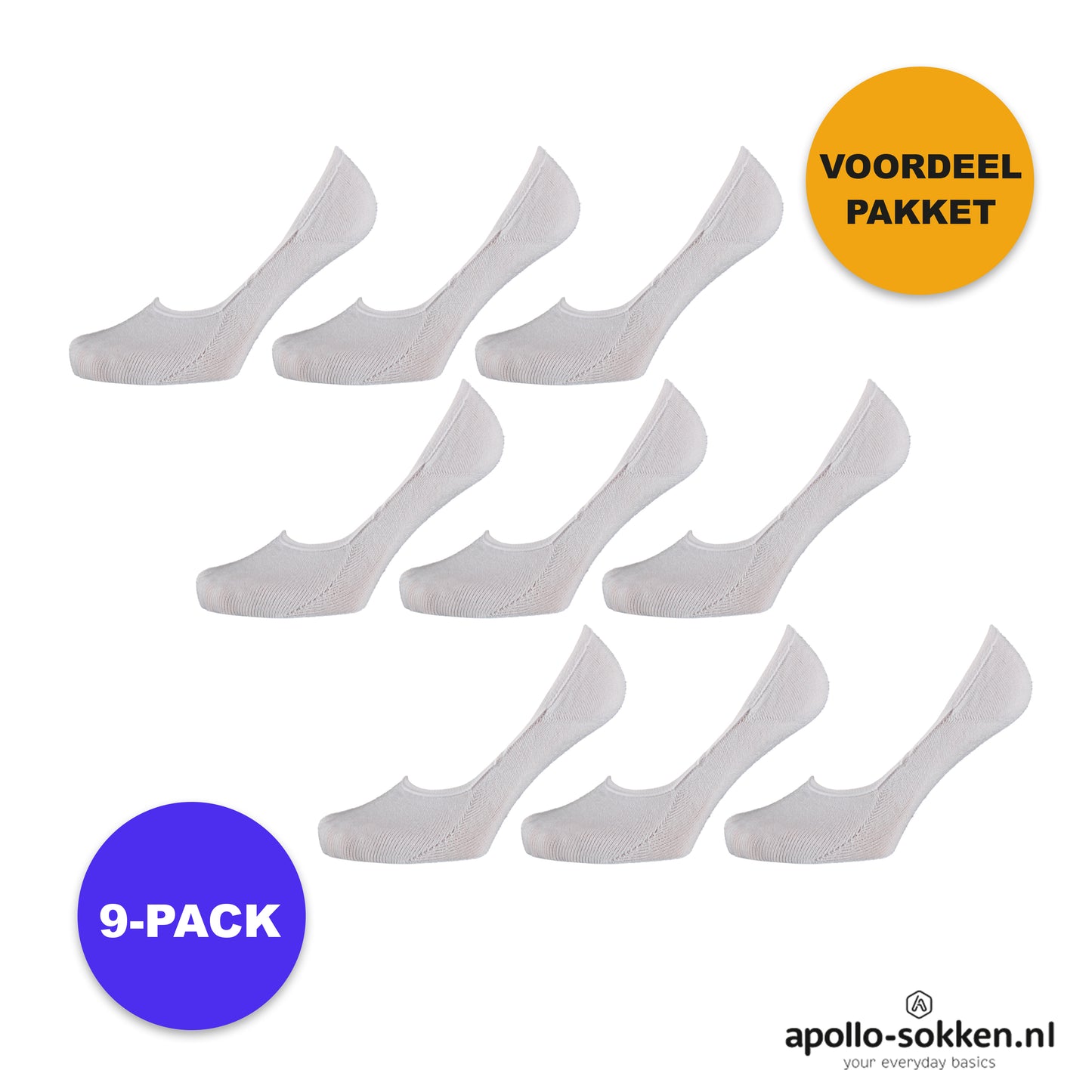 Bamboo Sneaker Footies – Haut – 3er-Pack