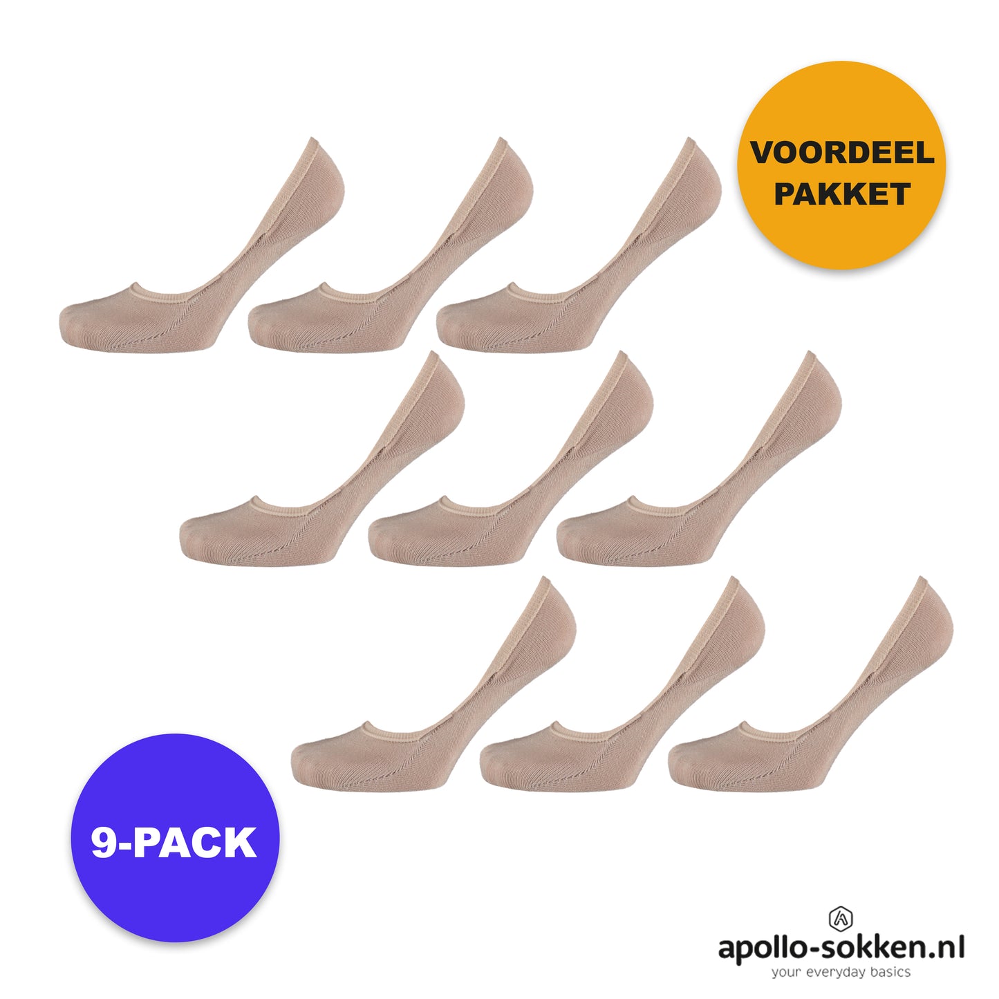 Bamboo Sneaker Footies – Haut – 3er-Pack