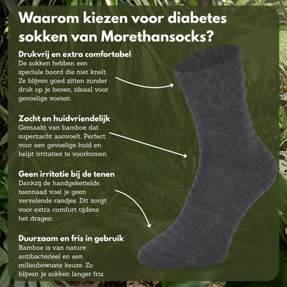 Diabetes sokken - Bamboe