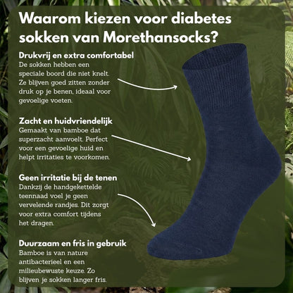 Diabetes sokken - Bamboe