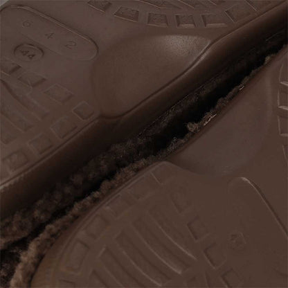 Klomp pantoffel heren - Taupe