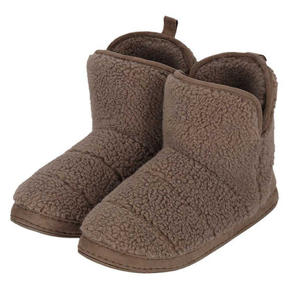 Chaussons hauts en laine Teddy pour hommes