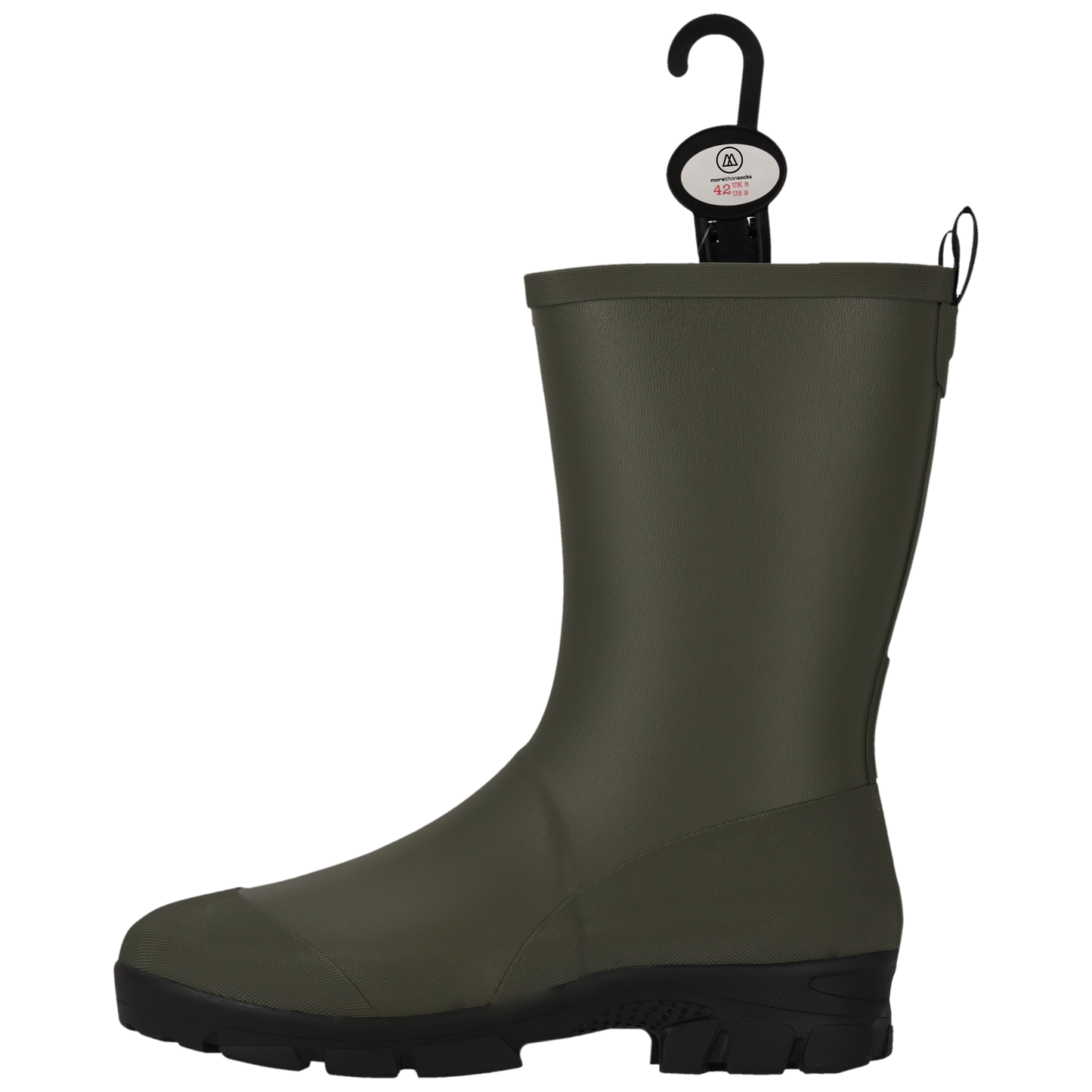 Morethansocks - Hoge regenlaarzen heren - Groen