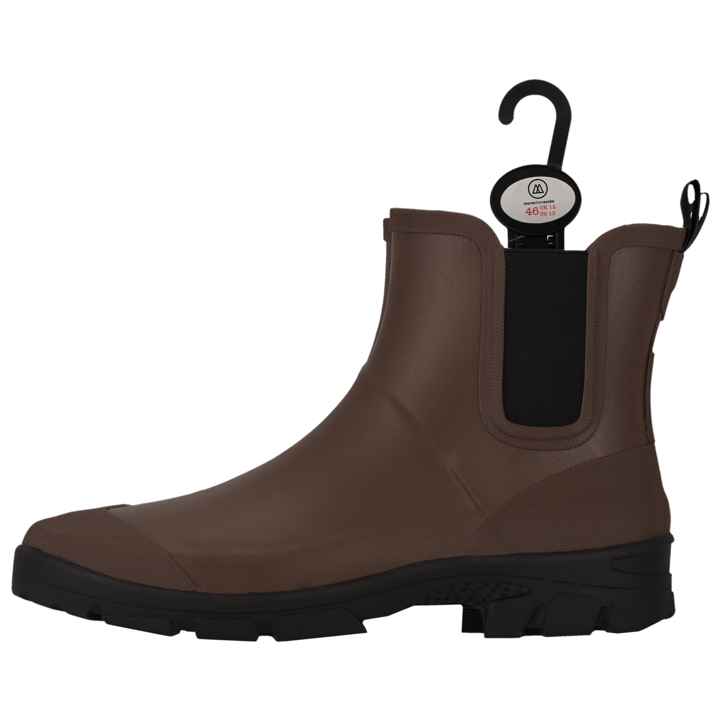 Morethansocks - Lage regenlaarzen heren - Bruin