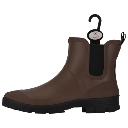 Morethansocks - Lage regenlaarzen heren - Bruin