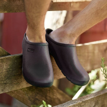 Chodaki ogrodowe męskie - Komfort - Czarny