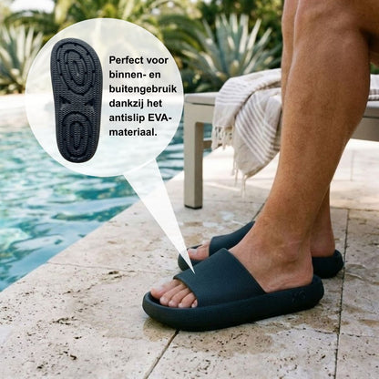 Slippers heren - Flops - Zwart