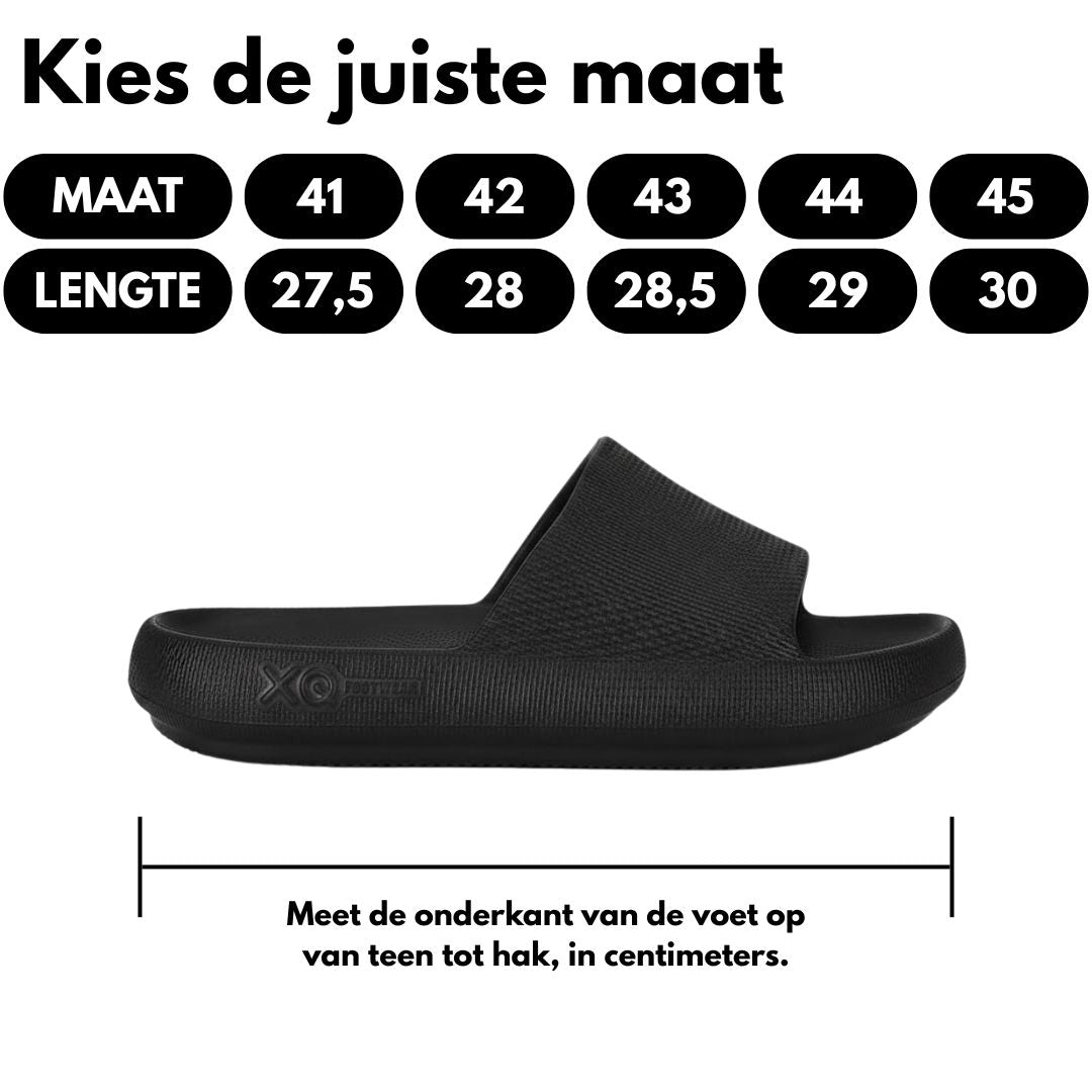 Slippers heren - Flops - Zwart