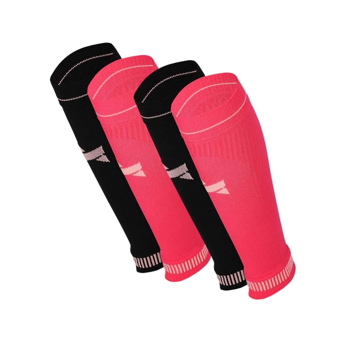 Kompressions-Wadenmanschette – Unisex – 2er-Pack – Multi Schwarz