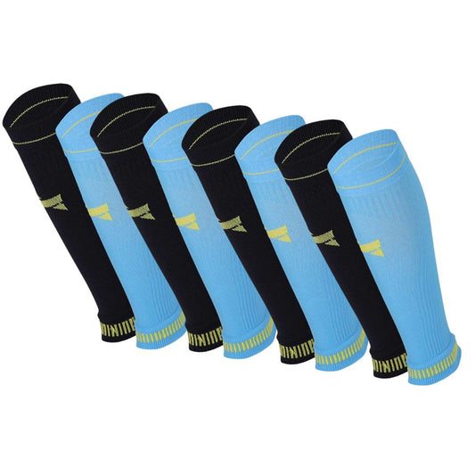 Kompressions-Wadenmanschette – Unisex – 2er-Pack – Multi Schwarz