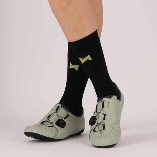 Chaussettes cyclistes hautes unisexes - 3 paires