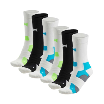 Wysokie skarpetki rowerowe unisex - 6 par