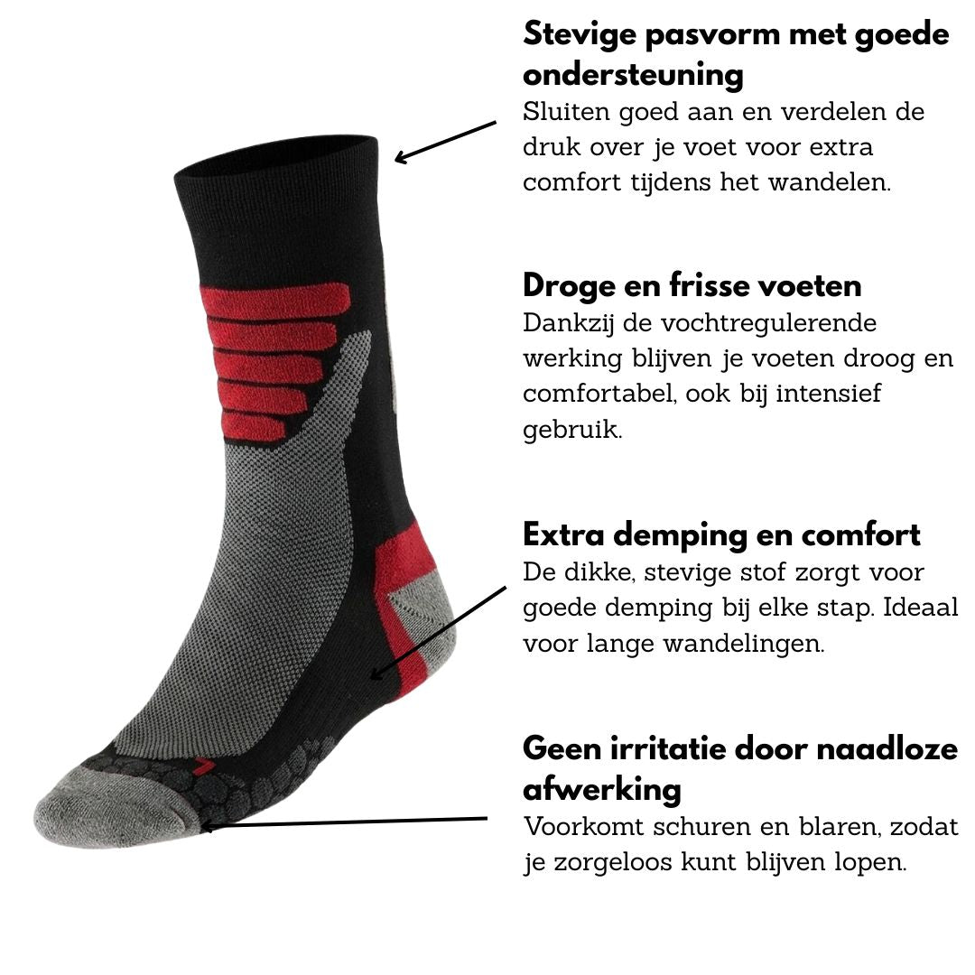 Skarpety turystyczne unisex - 4-pak