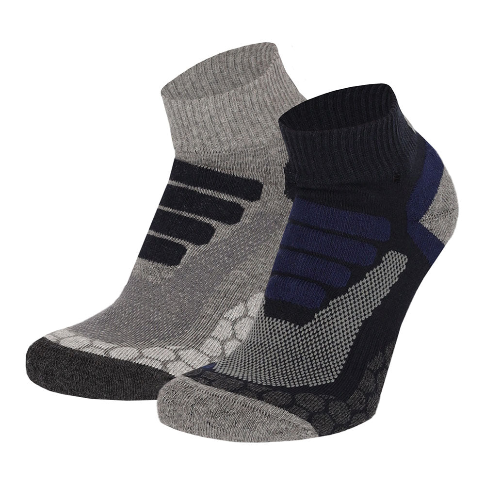 Chaussettes de randonnée basses unisexes - 2 paires