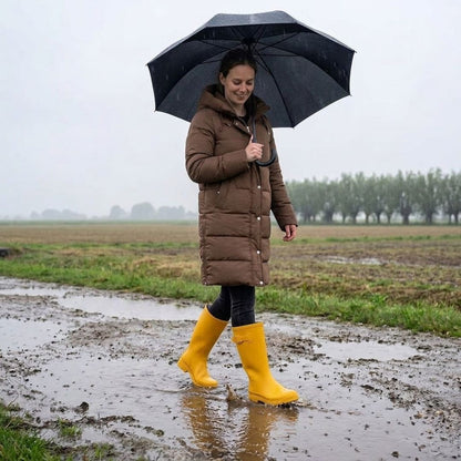 Regenlaarzen Dames - Rubber - Ochre