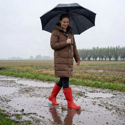 Regenlaarzen Dames - Rubber - Rood