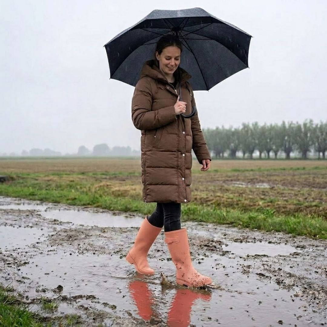 Regenlaarzen Dames - Rubber - Roze