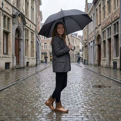 Buty przeciwdeszczowe Chelsea - metaliczny brąz