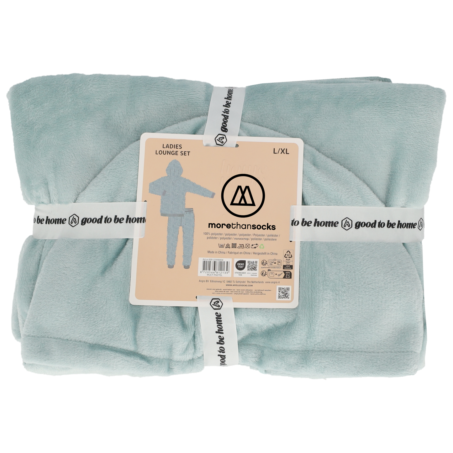 Morethansocks - Huispak Dames - Multi Pastel - Blauw/Paars